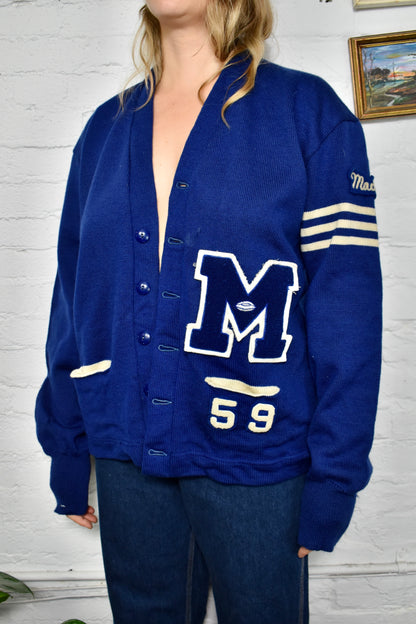 Vintage 50's Varsity Cardigan