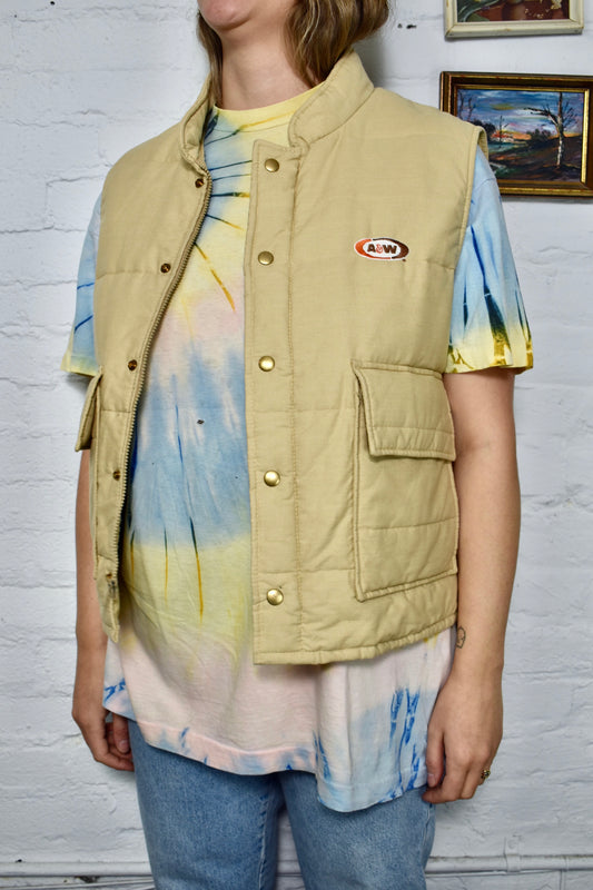 Vintage A&W Puffy Vest