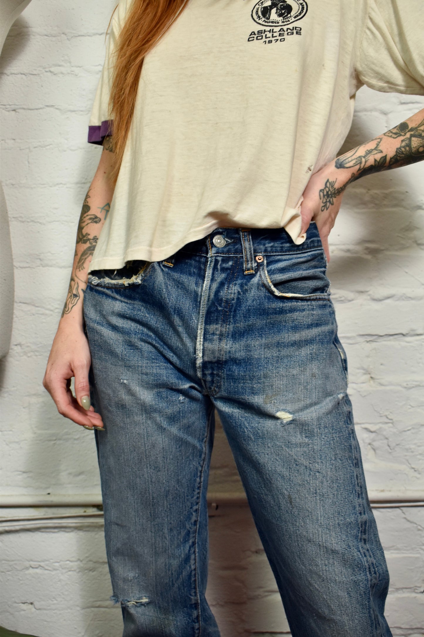 Vintage Levis 501 Redline Selvedge Jeans