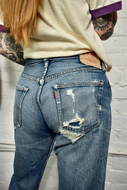 Vintage Levis 501 Redline Selvedge Jeans