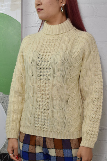 Vintage "Mister Leonard" Wool Cable Knit Sweater