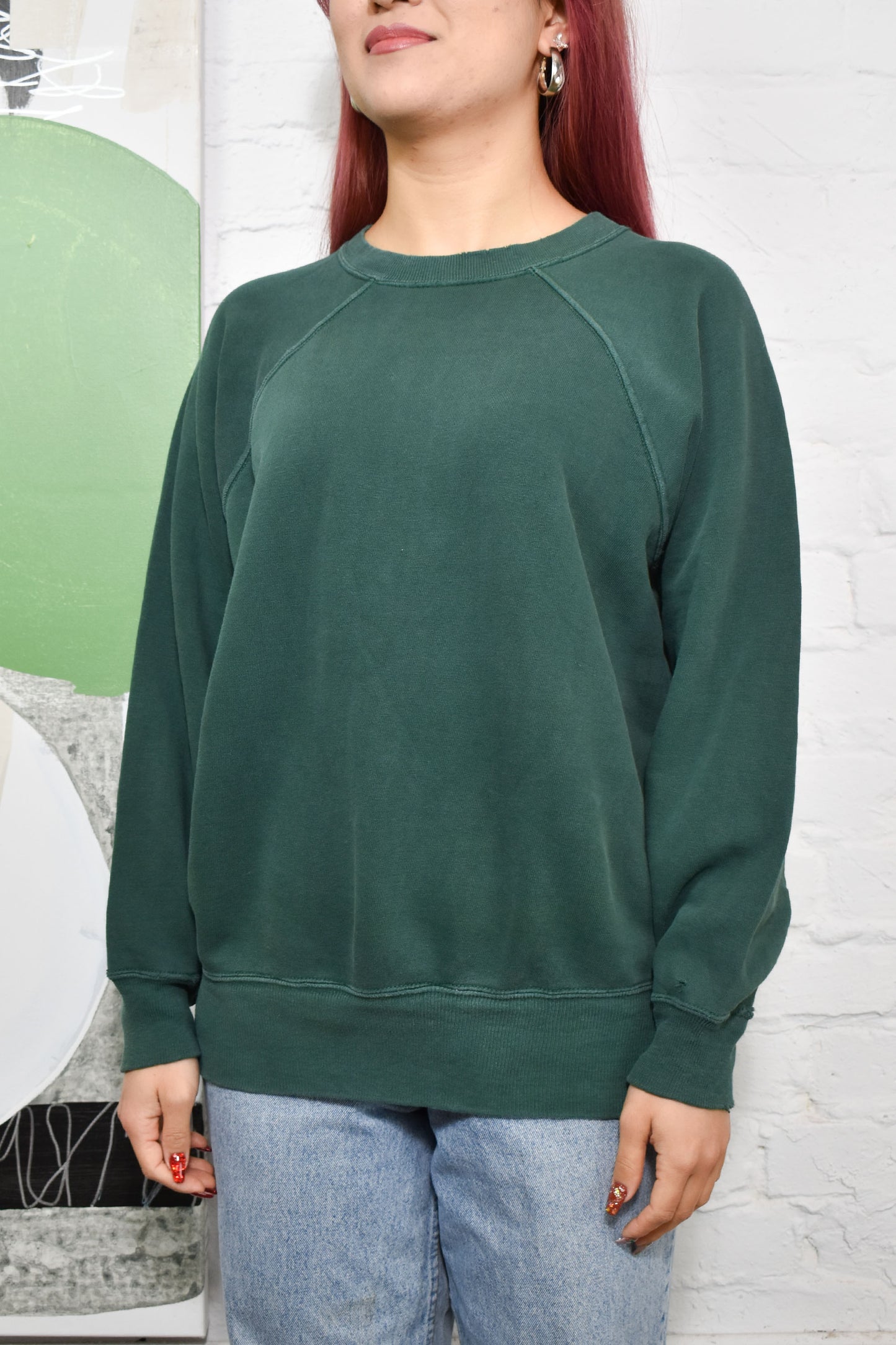Vintage 50's/60's "Penney's" Forest Green Sweatshirt