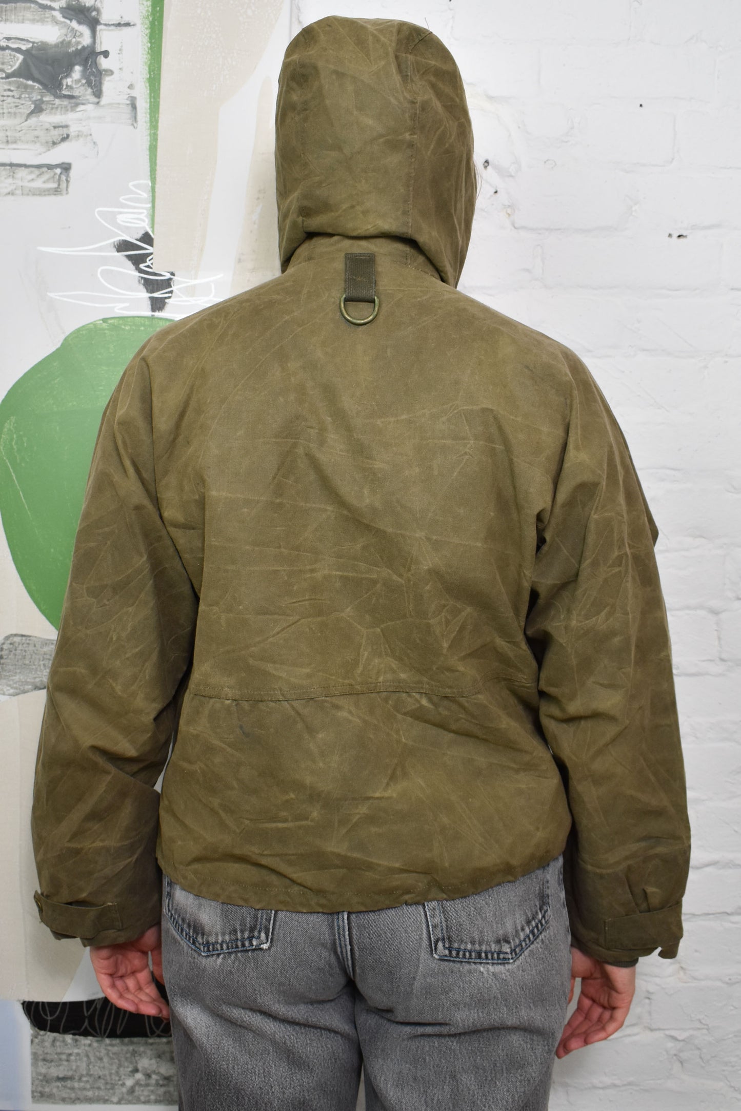 Vintage "Filson" Tin Cloth Hooded Wading Jacket
