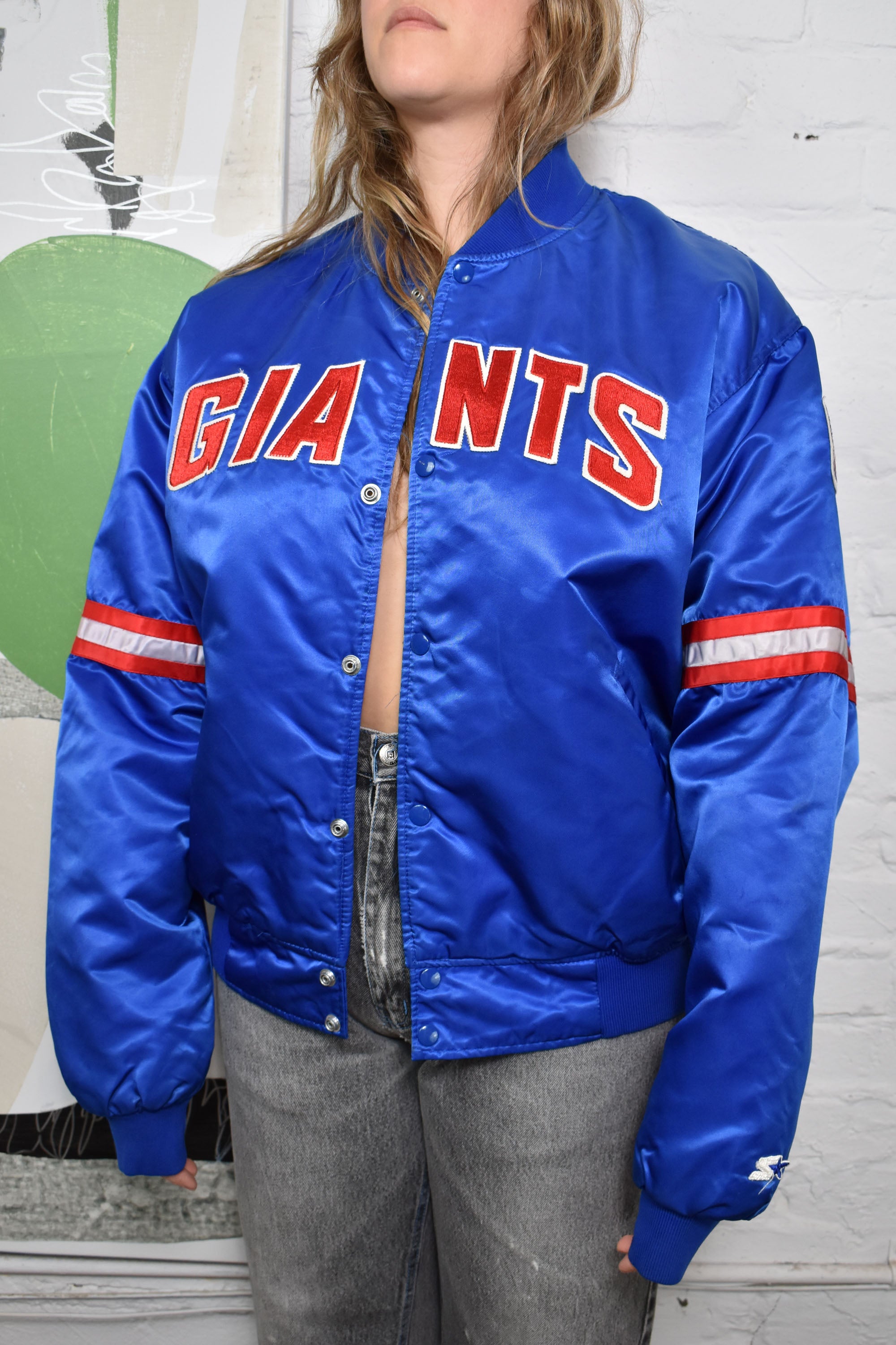 Vintage giants hot sale starter jacket