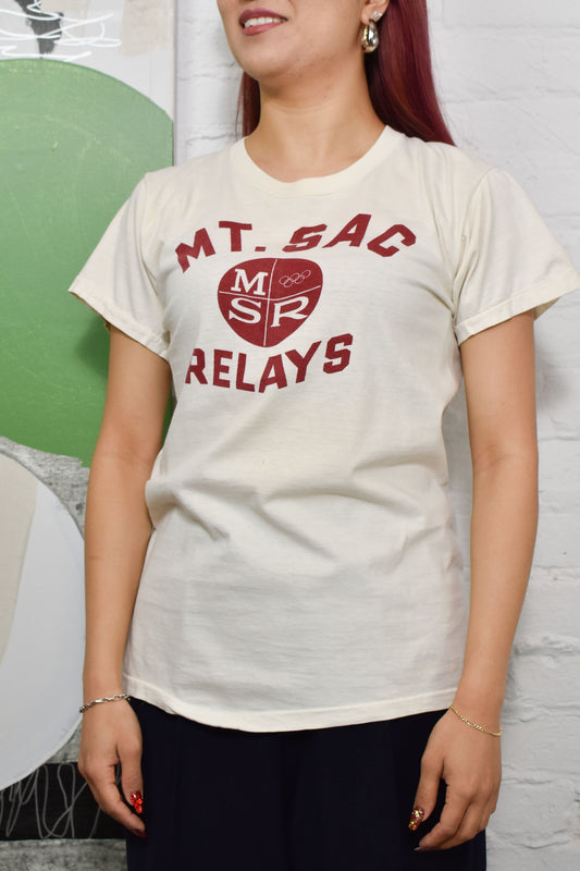 Vintage 60's "Collegiate Pacific" Mt. Sac Relays T-shirt