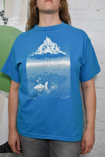 Vintage 90's "M.C. Escher" Castle In The Sky T-Shirt