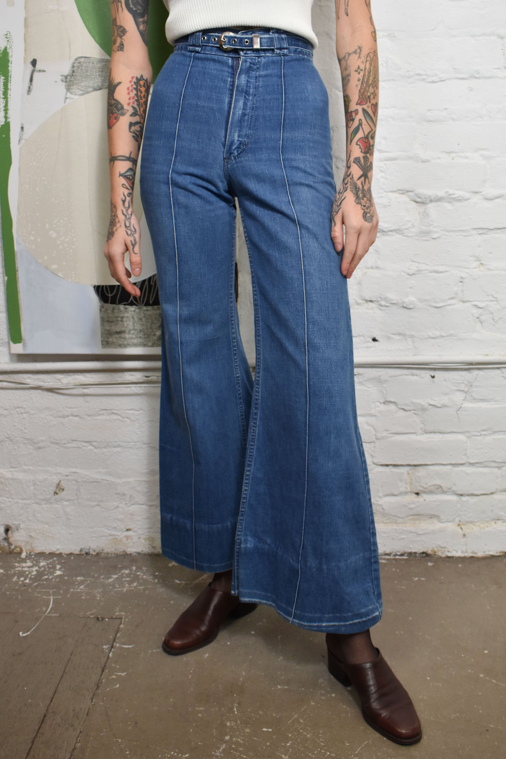 60's bell hotsell bottom jeans