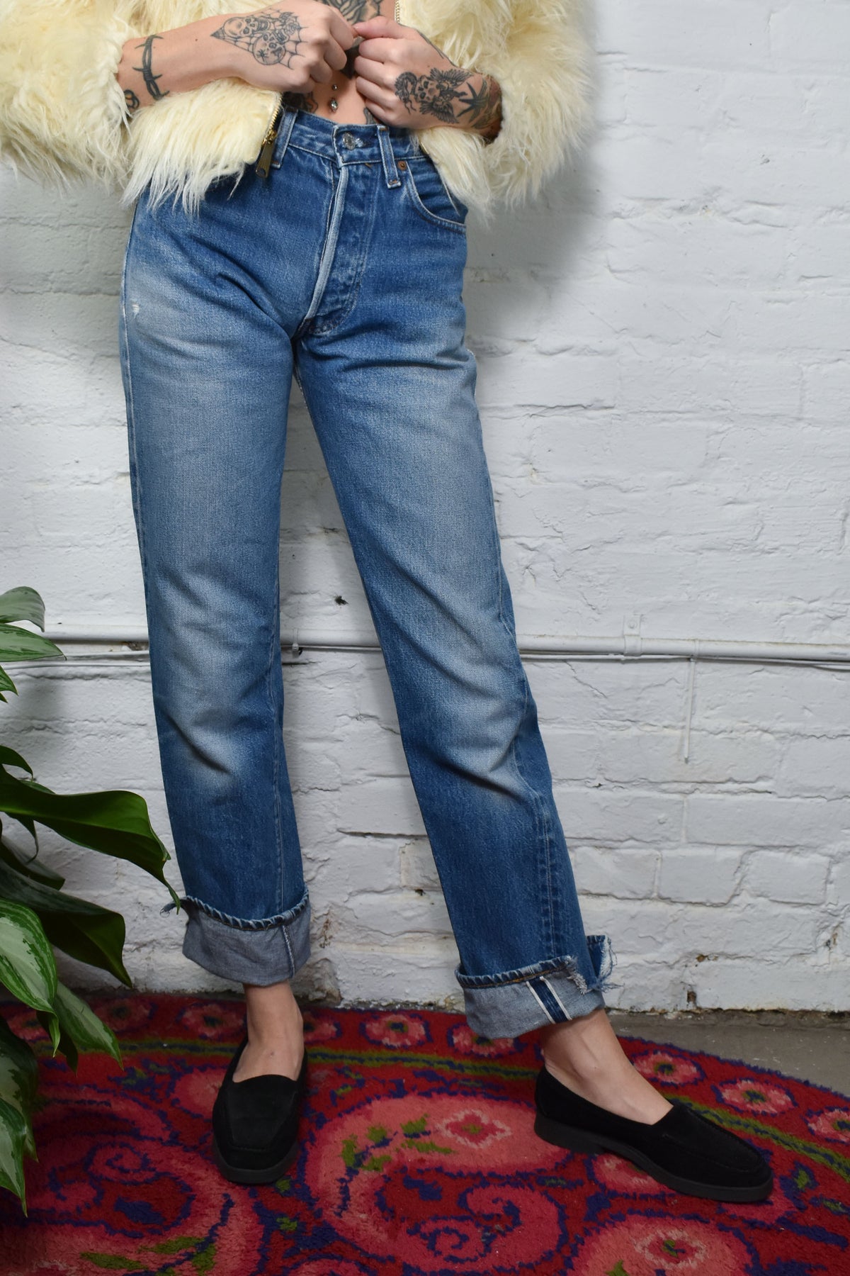 Jean Vintage Rare Levi's 501 Redline Selvedge – Années 1990 – Neuf Sans étiquettes – Taille 29