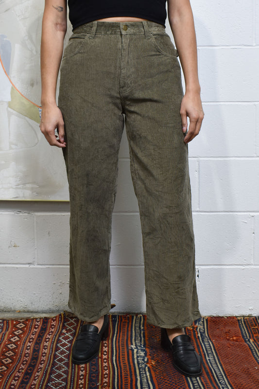 Vintage Classic Brown Corduroy Trousers