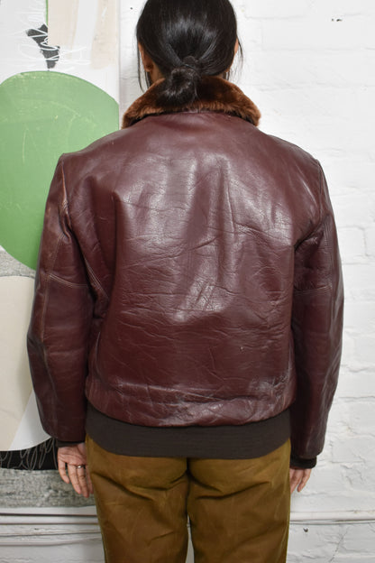 Vintage "Hercules by Sears" Steerhide Leather Jacket