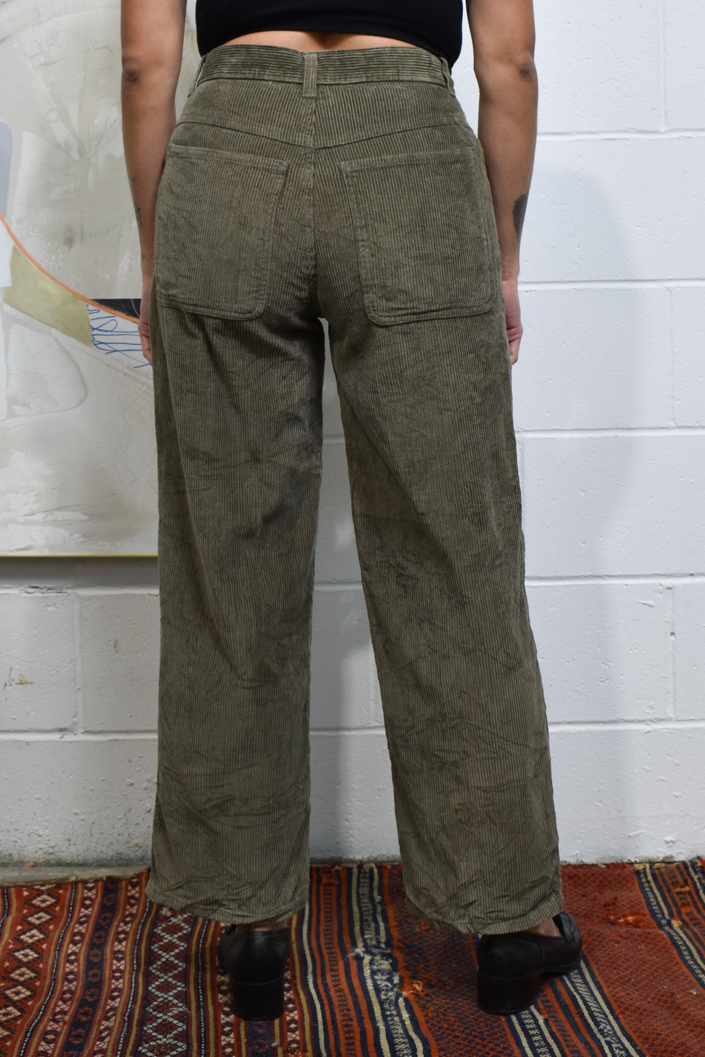 Vintage Classic Brown Corduroy Trousers