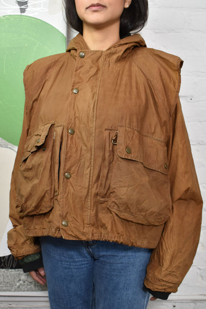 Vintage "Lewis Creek" Waxed Cotton Fishing Jacket