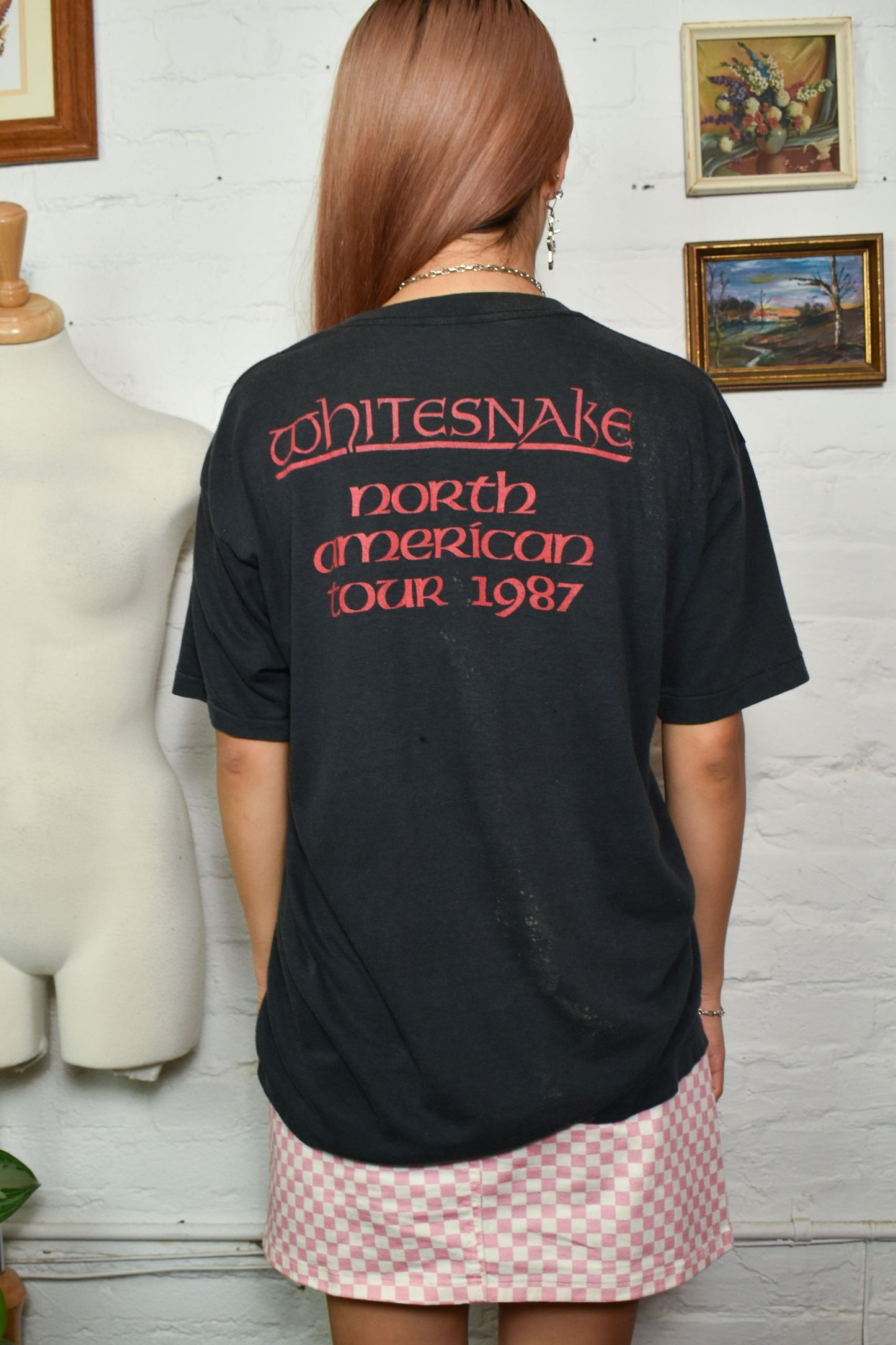 Vintage 1987 "White Snake" Tour T-Shirt