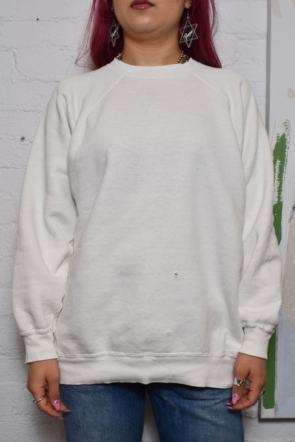 Vintage 60s "Towncraft" White Penney Sweatshirt