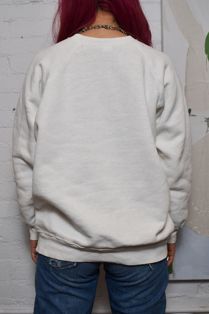 Vintage 60s "Towncraft" White Penney Sweatshirt