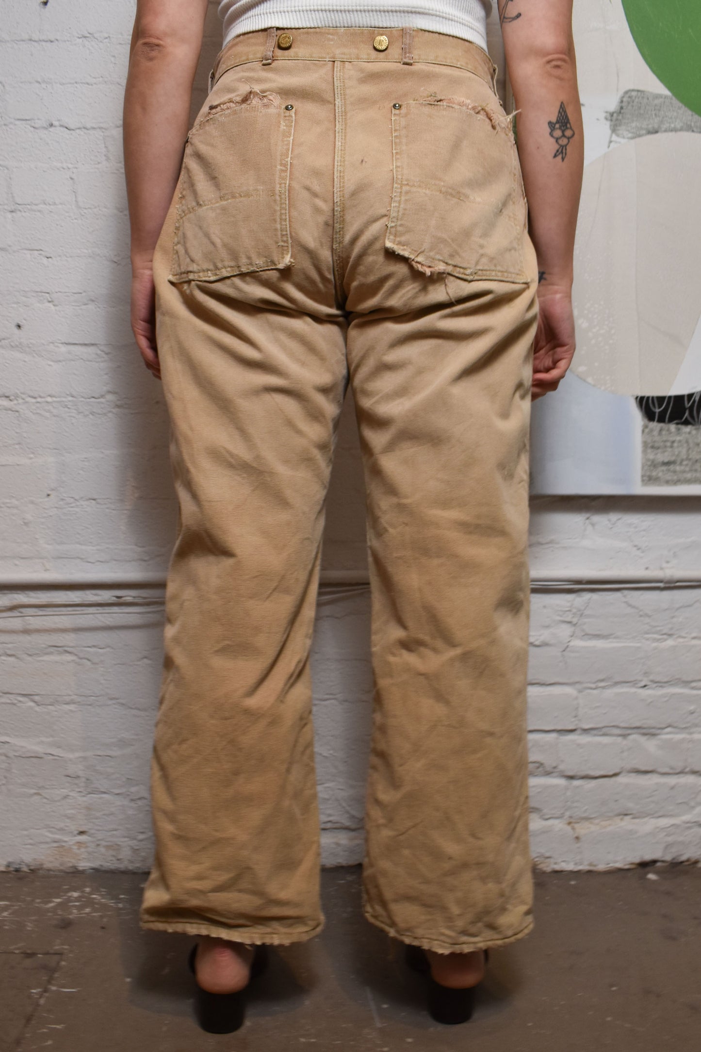 Vintage 1950's/1960s Carhartt Beige Pants – The Only Vintage