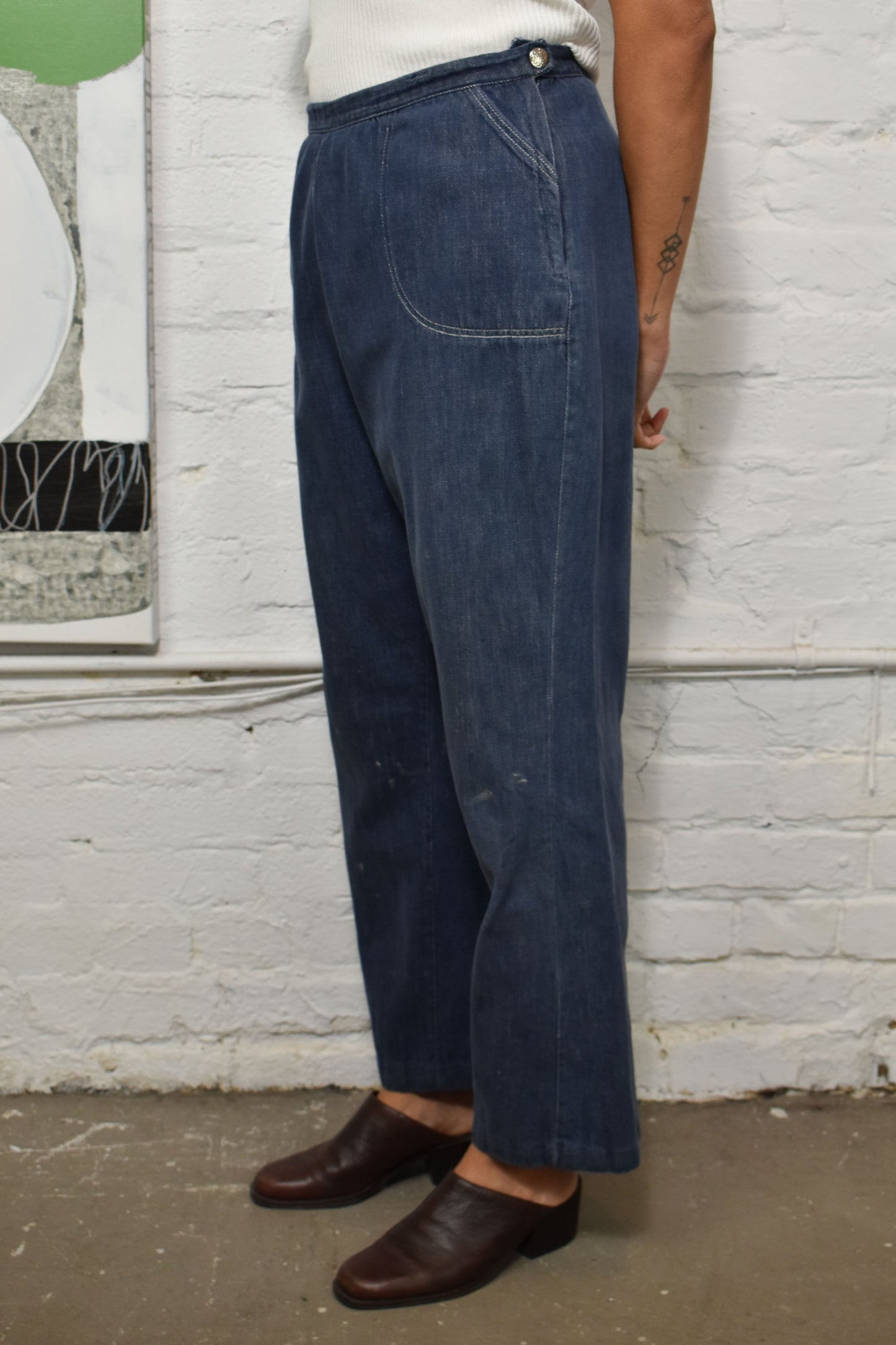 Vintage 1960's "Carol Brent" Side Zip Jeans