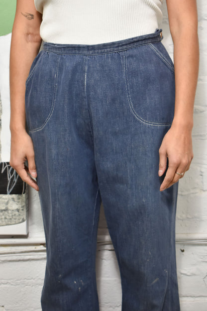 Vintage 1960's "Carol Brent" Side Zip Jeans