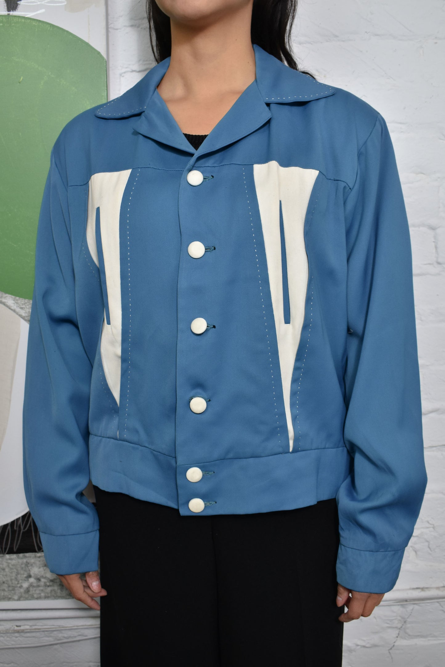 Vintage 50s "Casuals by Campus" Blue Light Jacket