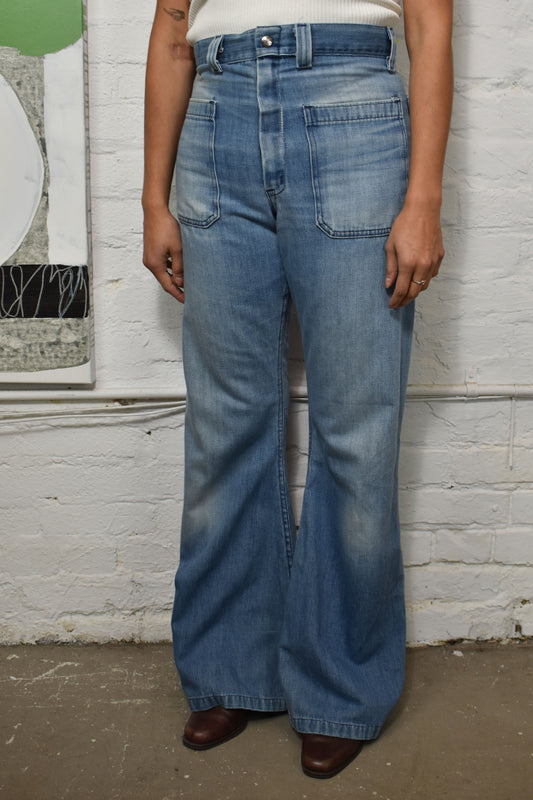 Vintage 70's "Seafarer" Bell Bottom Jeans