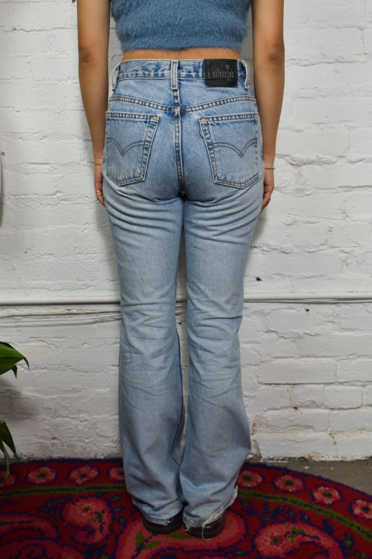 Vintage "Levis" Silver Tab Hipster Flare Jeans