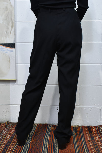 Vintage "Escada" Margaretha Ley Black Wool Trousers