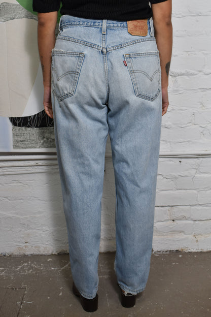 Vintage Thrashed Light Wash "Levis" 550 Jeans