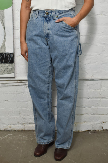 Vintage 90's "Lee" Dungarees Carpenter Jeans