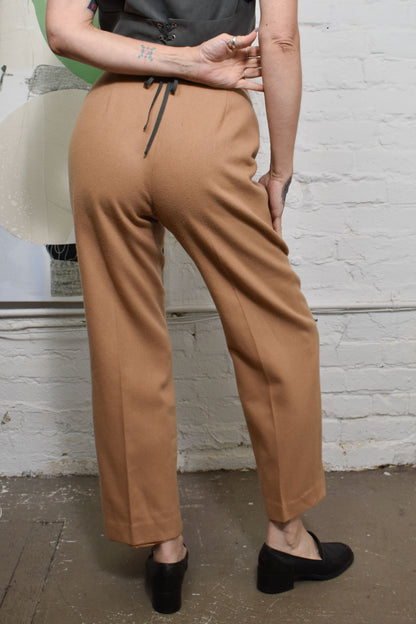 Vintage 1980's "Evan Picone" Beige Wool Pants