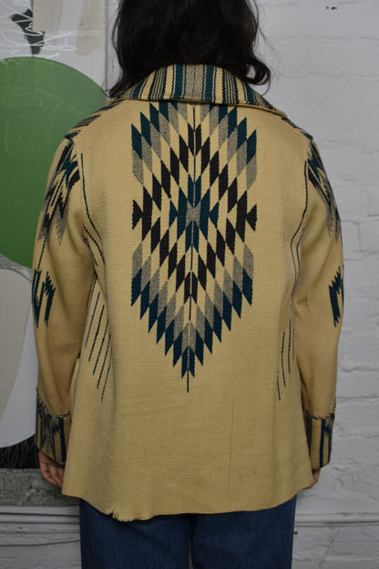 Vintage 40's/50's Wool Chimayo Woven Jacket