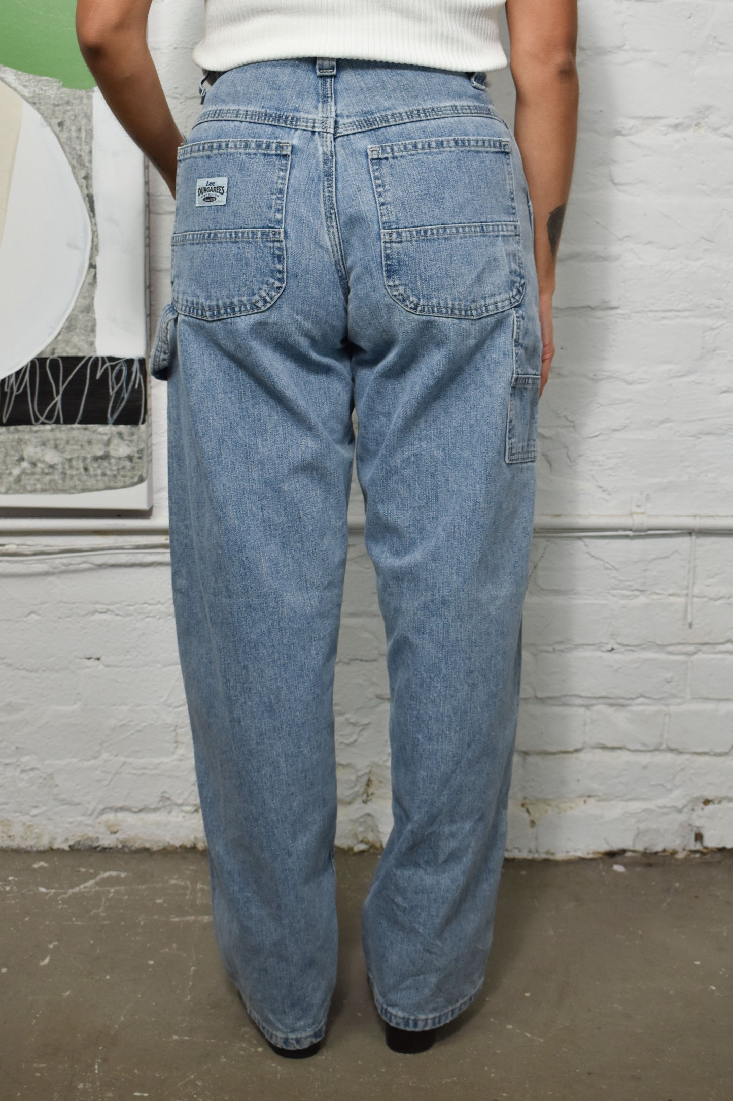 Vintage 90's "Lee" Dungarees Carpenter Jeans