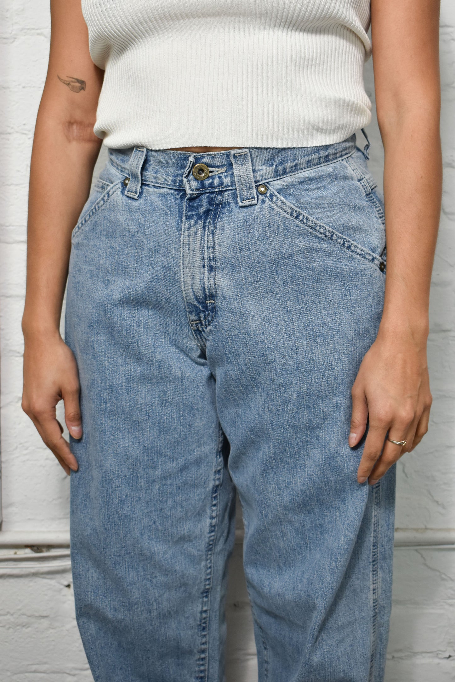 Vintage 90's "Lee" Dungarees Carpenter Jeans
