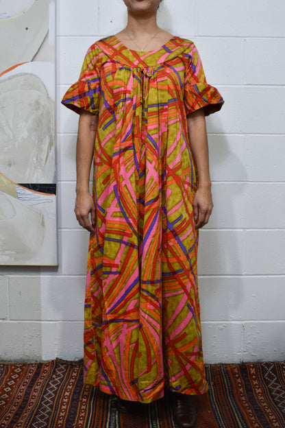 Vintage 1960's "McInerny Tori Richard" Honolulu Mumu Dress