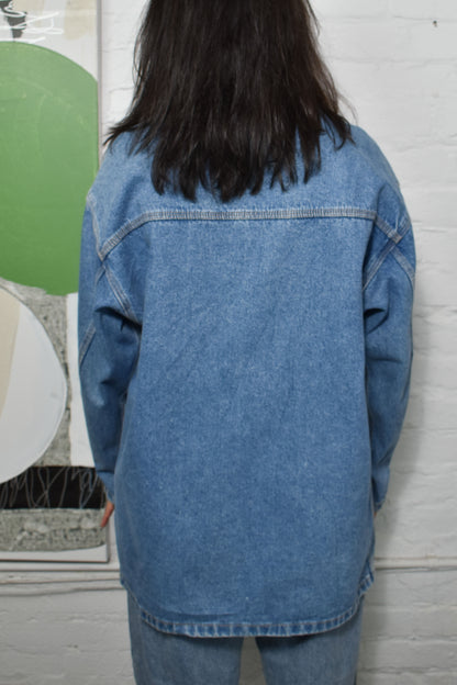 Vintage 90's Denim Chore Coat