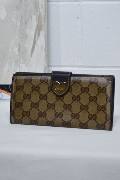 Vintage "Gucci" GG Pattern Monogram Wallet