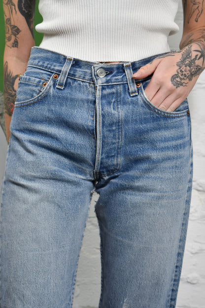 Vintage 1980s "Levis" 501 Light Wash Jeans