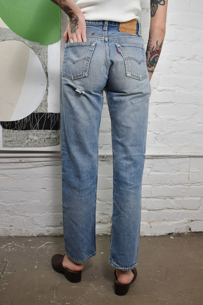 Vintage 1980s "Levis" 501 Light Wash Jeans