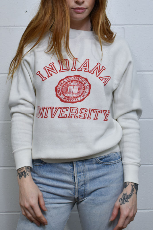 Vintage 1980's "Champion" Indiana University Sweatshirt