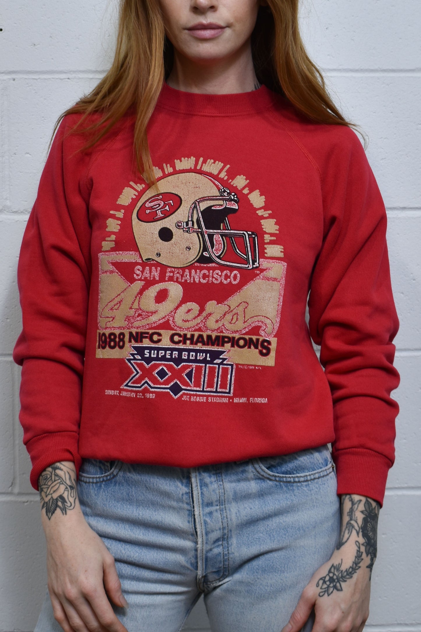 Vintage 1989 "San Francisco 49ers" Super Bowl Sweatshirt