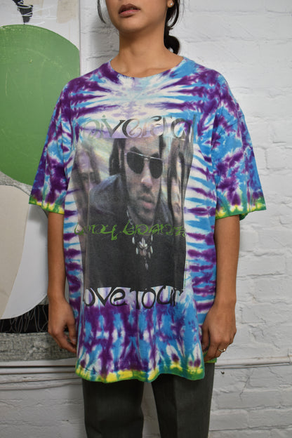 Vintage 1993 "Lenny Kravitz Universal Love Tour" Tie Dye T-Shirt