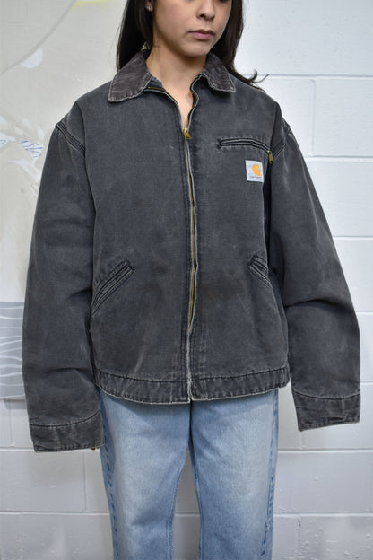 Vintage 90's "Carhartt" Black Workwear Coat