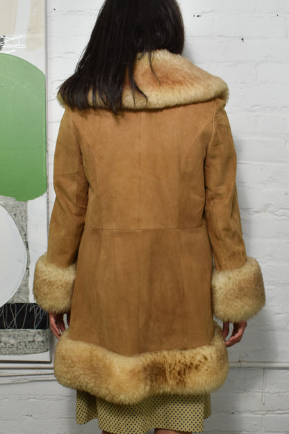 Vintage 1960's "Scully" Suede Penny Lane Coat