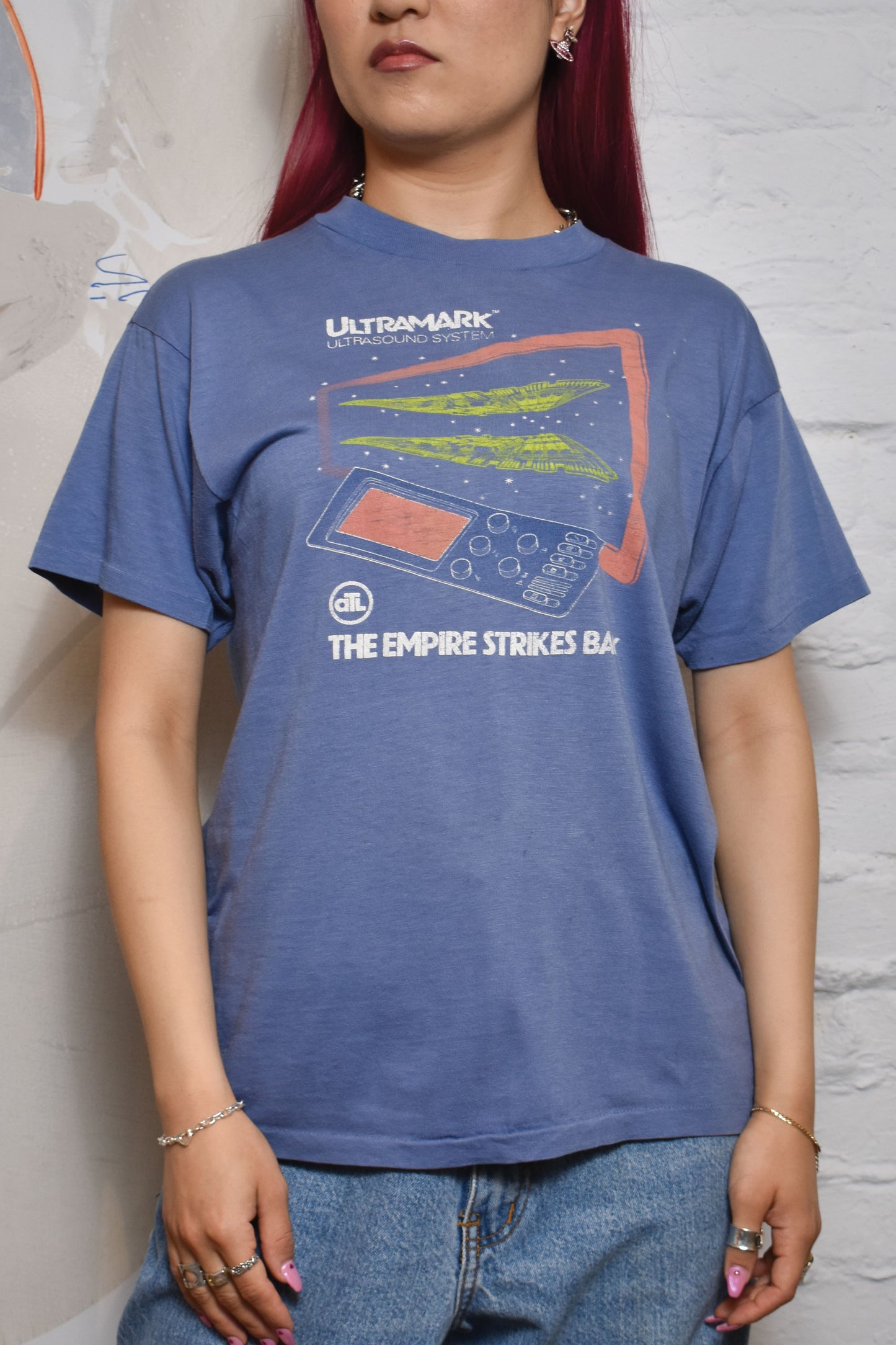 Vintage 80's Empire Strikes Back Ultramark Ultrasounds System T-shirt