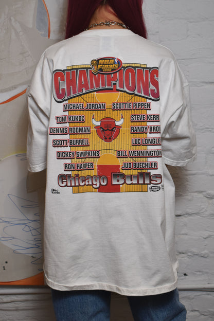 Vintage 1998 Chicago Bulls NBA Finals 6 Time T-Shirt