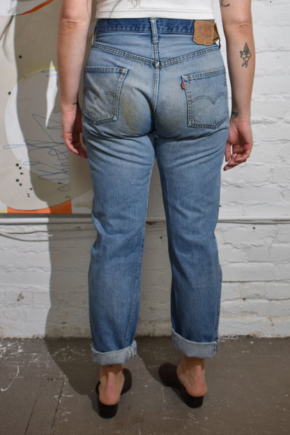 Vintage 70's "Levis" 501 Selvedge Blue Jeans