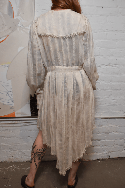 Vintage Antique Gauze Cotton Dress