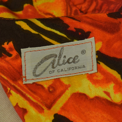 Vintage 60s 70s Alice By California Pant Set - Printed Pants and Top