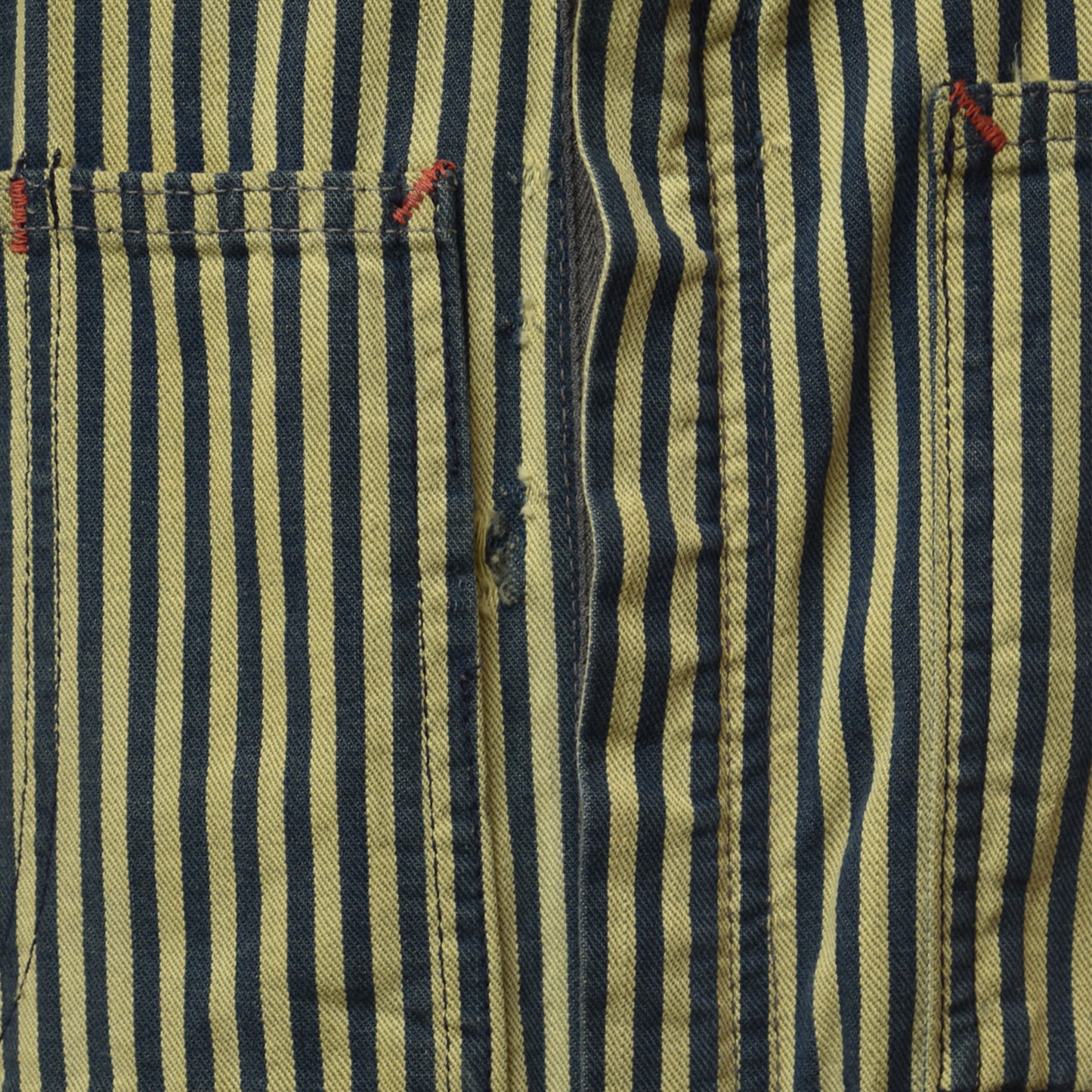 Vintage 60s 70s Big Mac Engineer Stripe 100% Cotton Overalls - Made In USA