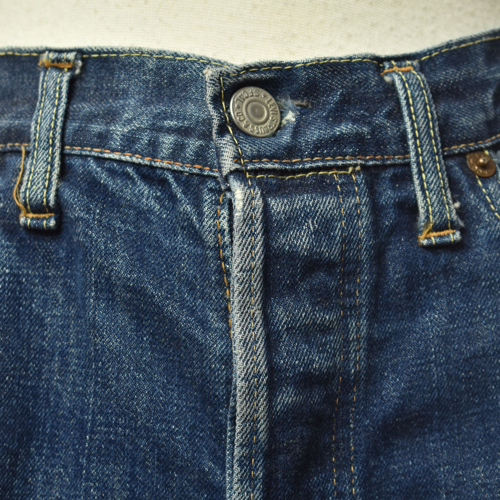 Vintage 60s Levis 501 Big E Redline Selvedge Jeans – The Only Vintage