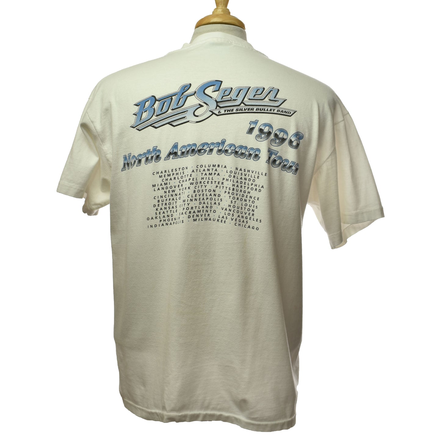 Vintage 1996 Bob Seger & The Silver Bullet Tour Made in USA Size L Single Stitch T-shirt